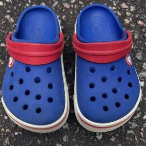 Crocs Crocband Clog | Red White and Blue Sandals | Waterproof | Size 8/9